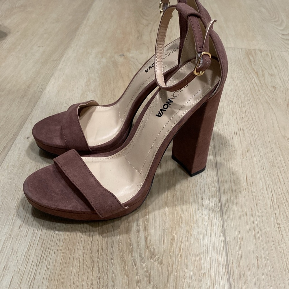 FASHION nova brown heels